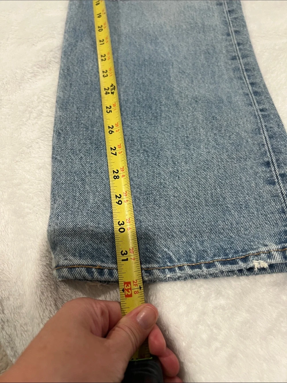 NWT Levi’s Premium Sashiko 501 Selvedge - Medium Wash Sz 34x32, and 33x32
